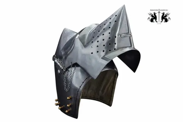 pigface-bascinet-1736-medieval-armor-helmet-up