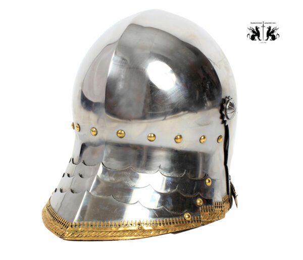 1725-German-Sallet-medieval-helmet-2