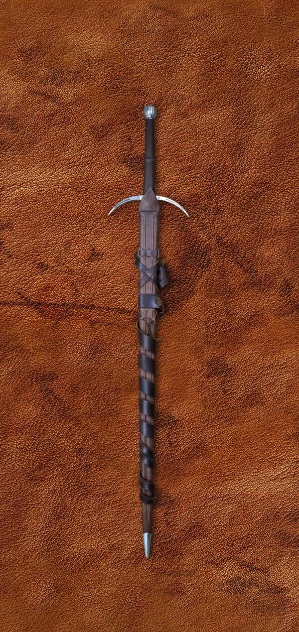 two-handed-danish-sword-medieval-weapon-1352-in-scabbard