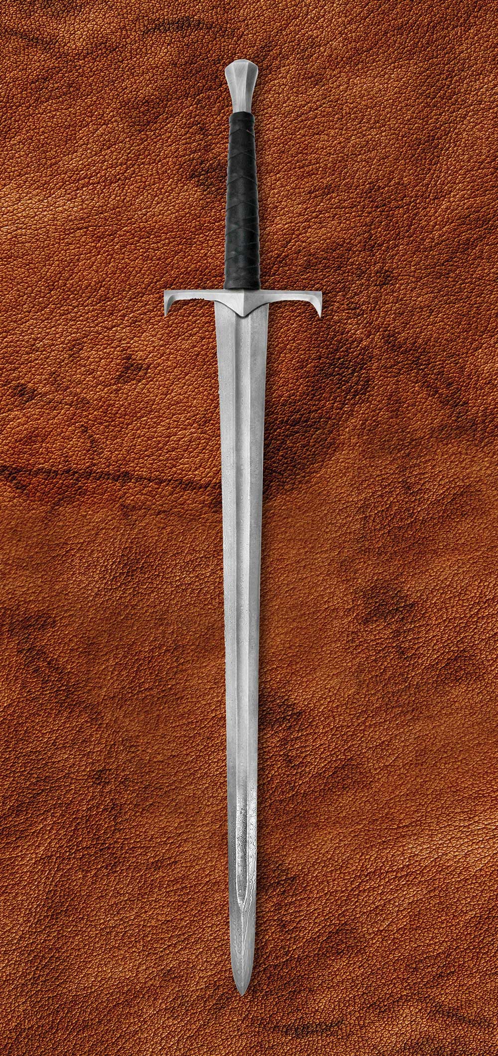 The Viscount Elite Series Damascus Steel Medieval Sword1615 