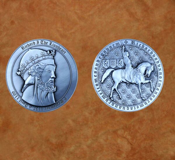 polished-silver-richard-lionheart-collectible-medieval-coin